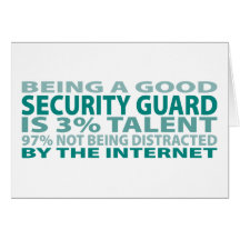 Security Guard 3% Talent Cards