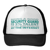 Security Guard 3% Talent Hats