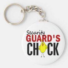 Security Guard's Chick Key Chains