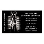 Security Services - Skeleton Key ring Business Card