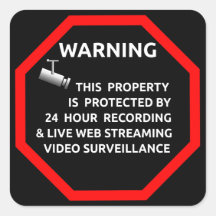 Security Sticker for Windows By Business Supplies