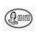 Sedated Retro Housewife postcards