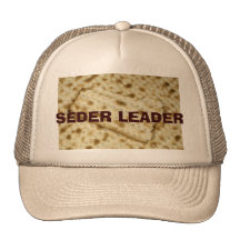 SEDER LEADER  PASSOVER  MATZAH HAT