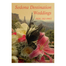 Sedona Destination Weddings Wedding Planner Card Business Card Template