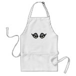 Seductive eyes with lashes aprons