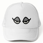 Seductive eyes with lashes hats