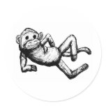 seductive sockmonkey stickers