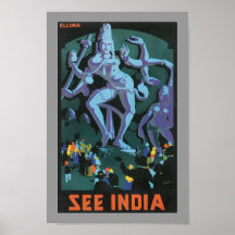 See India - Ellora Posters