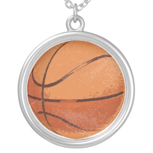 See Me Score - Basketball Necklace