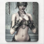 See No Evil Gothic Art Mousepad