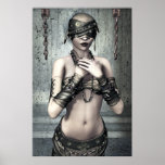 See No Evil Gothic Art Poster