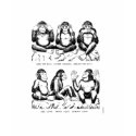 See No Evil, Hear No Evil, Speak No Evil, Rephrase t-shirts