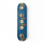 see no, hear no, speak no pirate skull monkeys skateboards