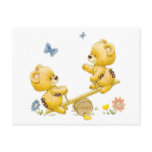 See Saw Bears postcards