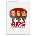 See Speak Hear No AIDS 1 cards