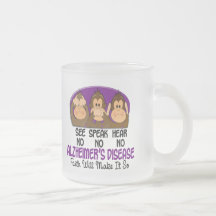 See Speak Hear No Alzheimers Disease 1 Mug