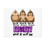 See Speak Hear No Anorexia 3 postcards