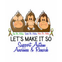 See Speak Hear No Autism 2 t-shirts