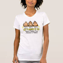 See Speak Hear No Bladder Cancer 2 Tees