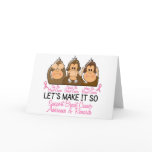 See Speak Hear No Breast Cancer 2 cards