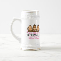 See Speak Hear No Breast Cancer 2 Mug