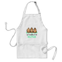 See Speak Hear No Celiac Disease 2 Aprons