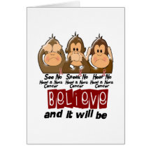 See Speak Hear No Head And Neck Cancer 3 Cards