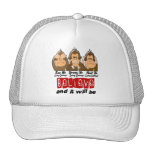 See Speak Hear No Lung Cancer 3 Hats