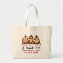 See Speak Hear No Multiple Myeloma 2 Bag