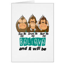 See Speak Hear No Polycystic Kidney Disease 3 Cards