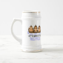 See Speak Hear No Prostate Cancer 2 Coffee Mugs