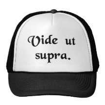See the above. trucker hat