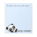 See the light at the end of the tunnel notepad