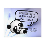 See the light at the end of the tunnel postcards