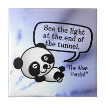See the light at the end of the tunnel ceramic tile