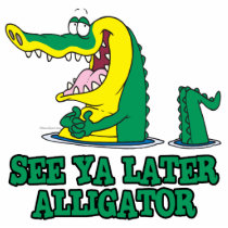see ya later alligator cut outs