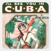 See You In Cuba Stickers