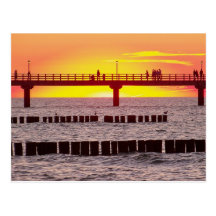 Seebrücke Zingst Postkarte