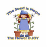 Seed is Hope Flower is Joy photo sculptures