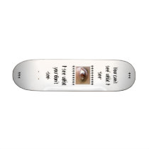 Seeing eye Skateboard