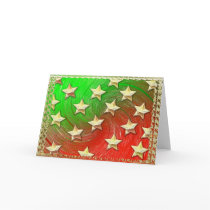 Seeing Holiday Stars greeting/note card