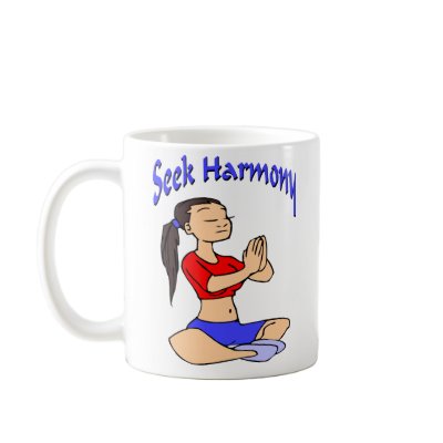Seek Harmony Coffee Mugs by figstreetstudio