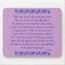 Seek Not Peace Yet Seek Not Strife Mouse Mats