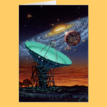 Seeking Intelligent Life in the Milky Way Card cards