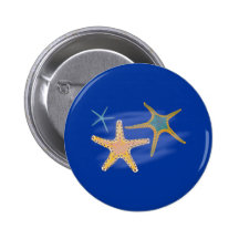 Seesterne starfish anstecknadelbutton