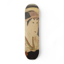 Segawa Kikujuro III as Oshizu by Toshusai Sharaku Skate Board