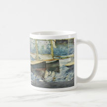 Seine At Argenteuil By Manet Edouard Mugs
