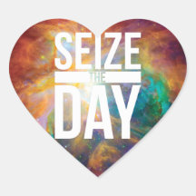 Seize the Day Nebula Stickers