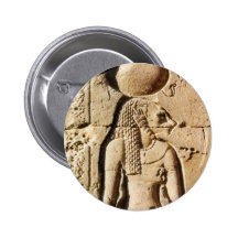 Sekhmet Lioness Hieroglyphic Pinback Button