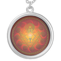 sekhmet solar hexagram pendants